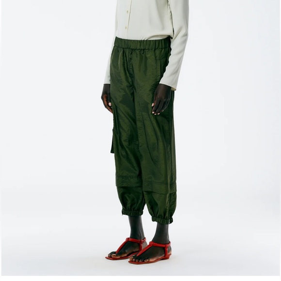 Tibi Crispy Nylon Pull on Wilt Jogger - Picture 4 of 13